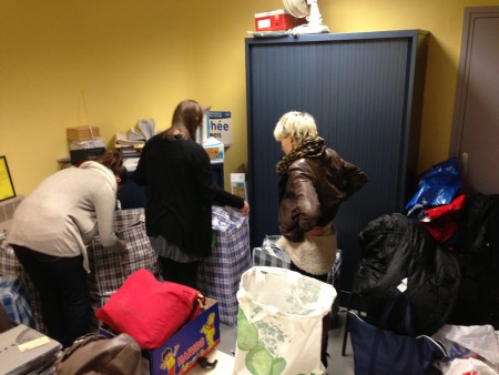 En mode prépa des sacs pour partir